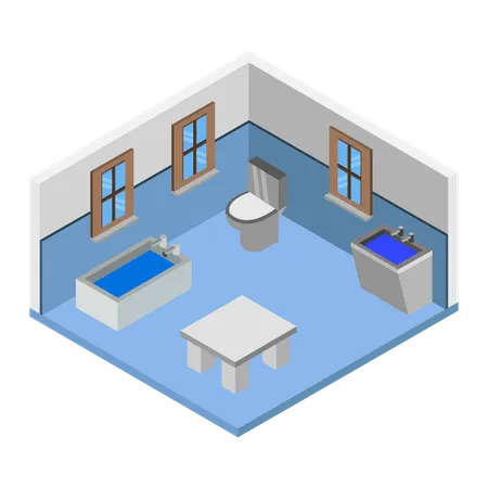 Bathroom  Illustration