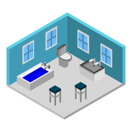 Bathroom  Illustration