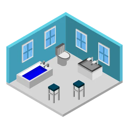 Bathroom  Illustration