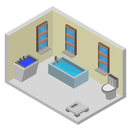 Bathroom  Illustration