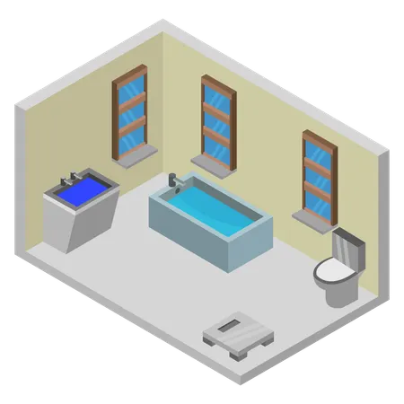 Bathroom  Illustration