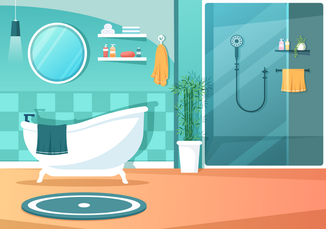 Bathroom  Illustration