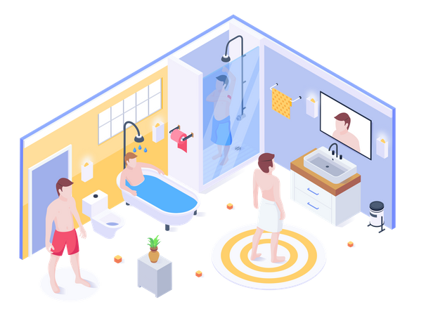 Bathroom  Illustration