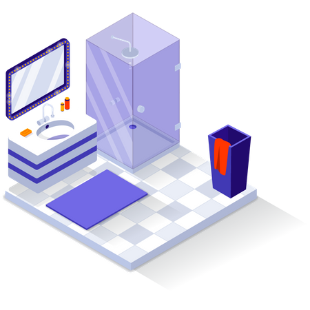 Bathroom  Illustration