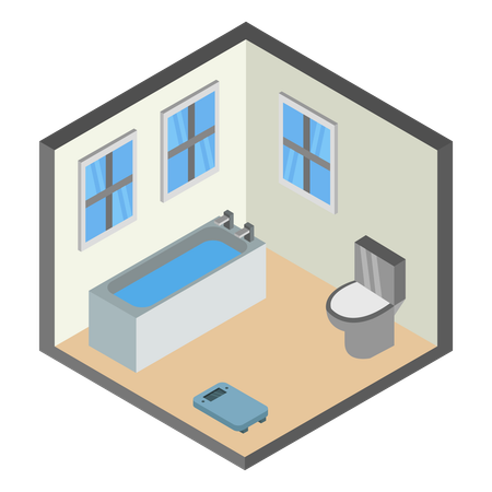Bathroom setup  Illustration