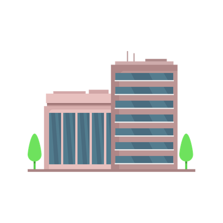 Bâtiment de la banque  Illustration