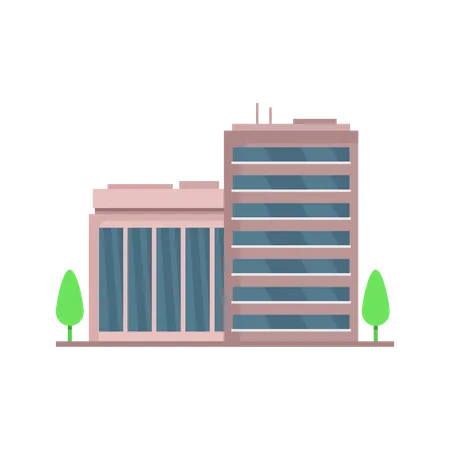 Bâtiment de la banque  Illustration