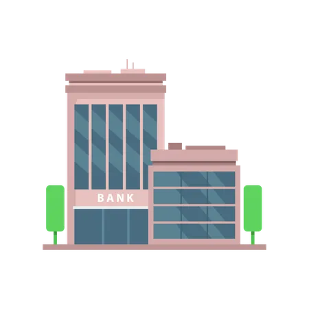 Bâtiment de la banque  Illustration