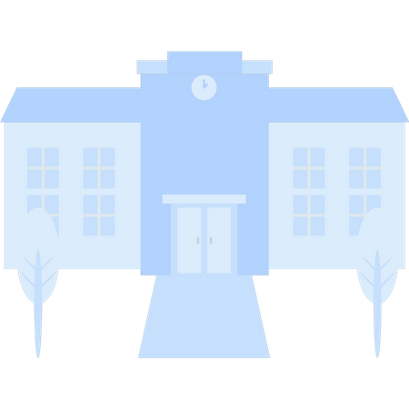 Bâtiment scolaire  Illustration