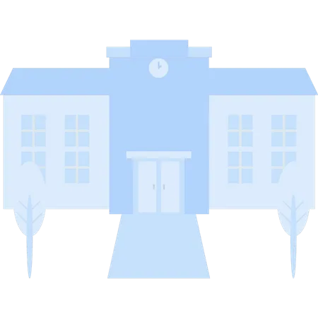 Bâtiment scolaire  Illustration