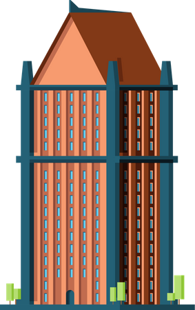 Bâtiment moderne  Illustration