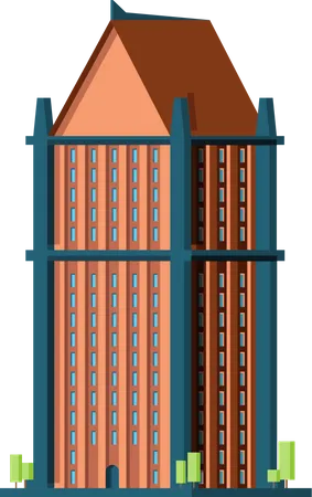 Bâtiment moderne  Illustration