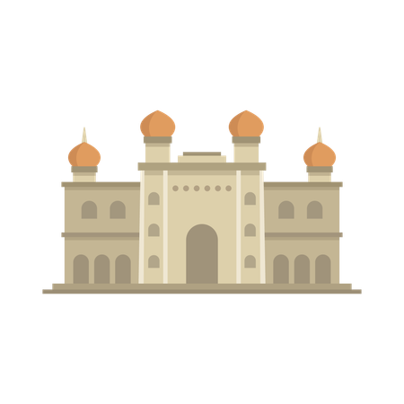 Bâtiment de la mosquée  Illustration