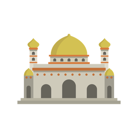 Bâtiment de la mosquée  Illustration