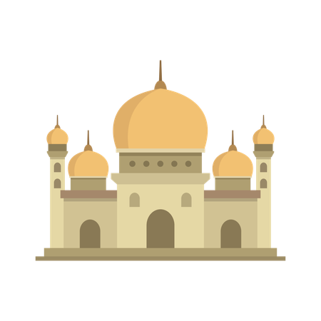 Bâtiment de la mosquée  Illustration