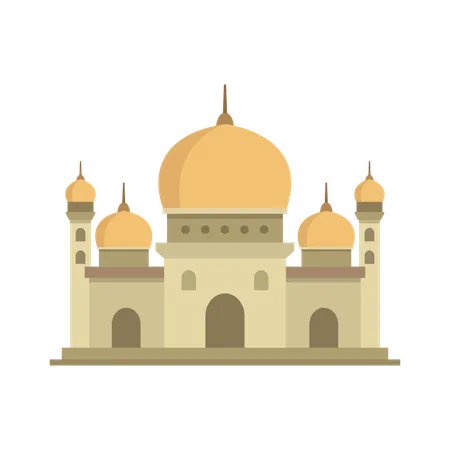 Bâtiment de la mosquée  Illustration