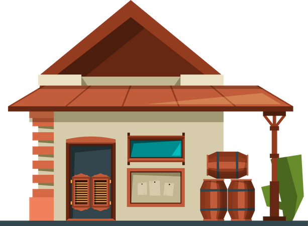 Bâtiment Ouest  Illustration