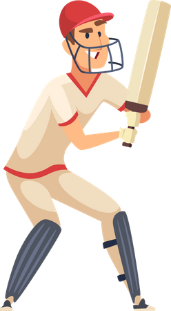 Batsman Illustration