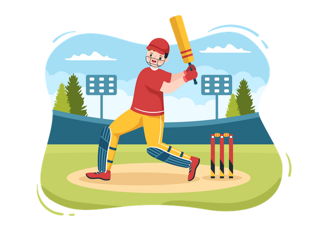 Batsman  Illustration