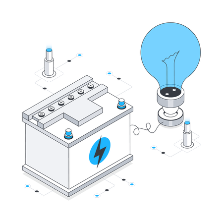 Batteria di alimentazione  Illustration