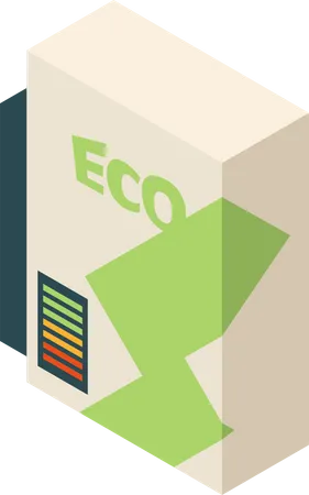 Batterie écologique  Illustration