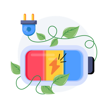 Batterie rechargeable  Illustration