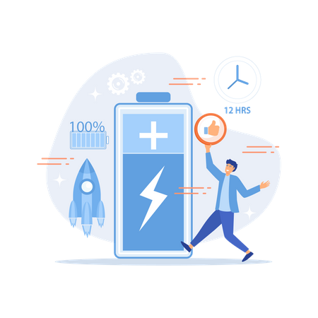 Battery Performance  Illustration