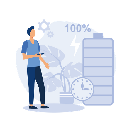 Battery performance  Illustration