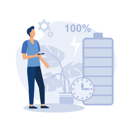 Battery performance  Illustration