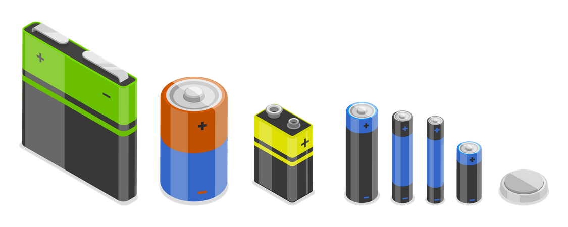 Battery Set Illustration
