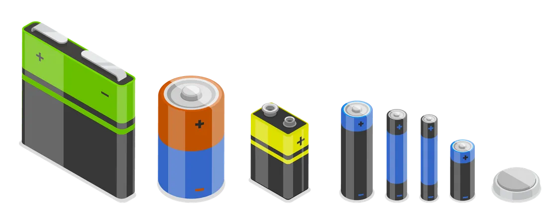 Battery Set  Illustration
