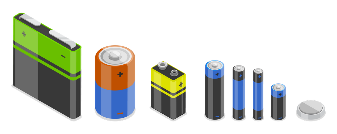 Battery Set  Illustration