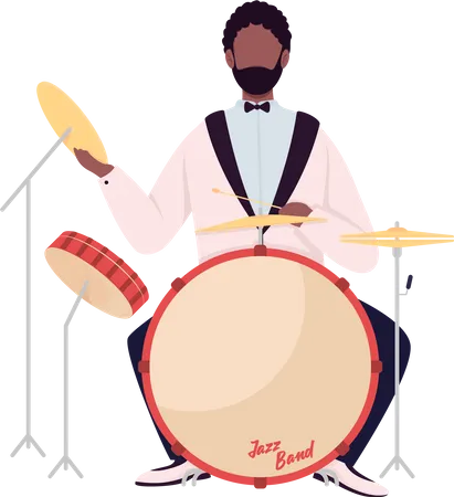 Batteur africain  Illustration