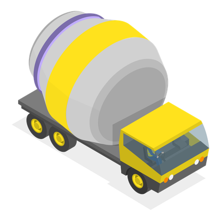 Bau-LKW  Illustration