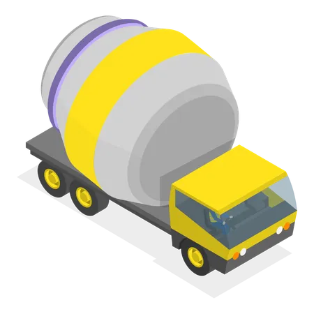 Bau-LKW  Illustration