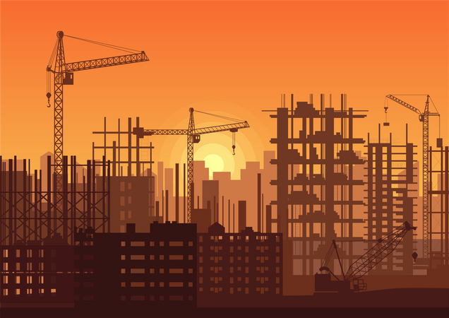 Baustelle  Illustration