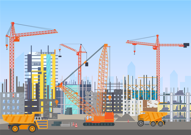 Baustelle  Illustration