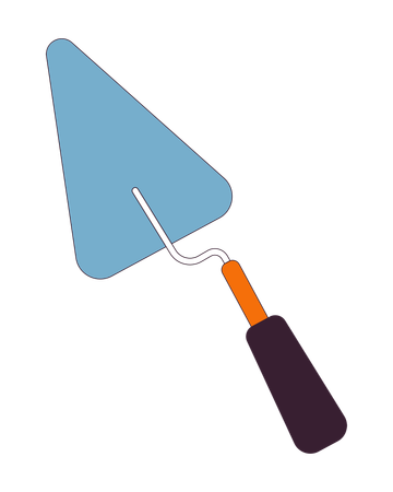 Bauwerkzeug Kelle  Illustration