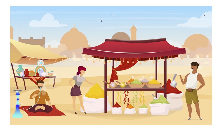 Bazar turco  Ilustración