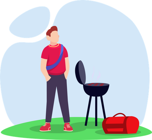 BBQ party  Illustration