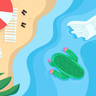 illustrations for pool floats