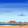 illustration beach background