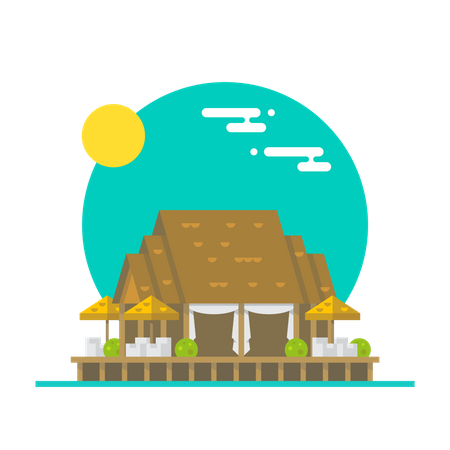 Beach Hotel  イラスト