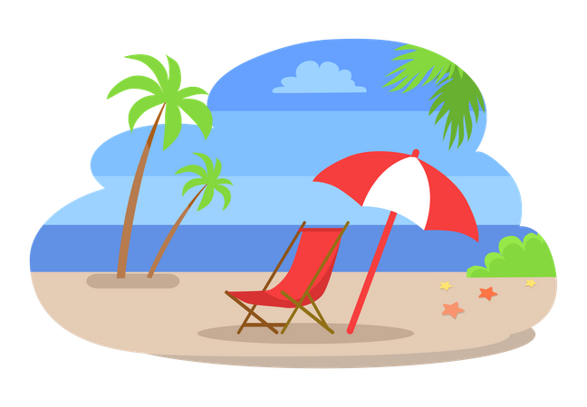 Beach  Illustration