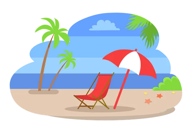 Beach  Illustration