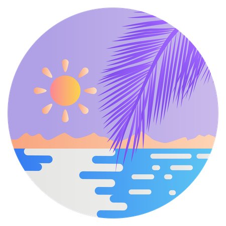 Beach  Illustration