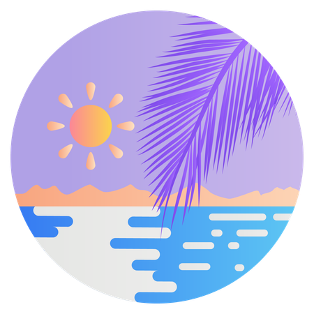 Beach  Illustration
