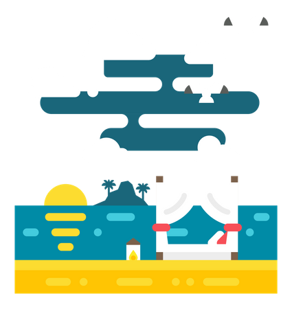 Beach  Illustration
