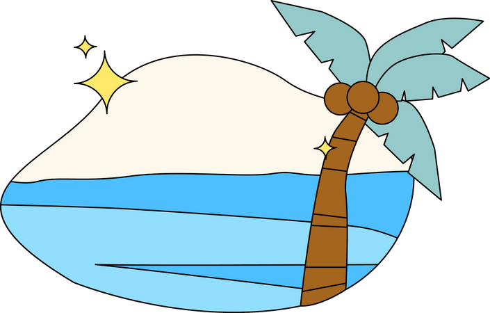 Beach  Illustration