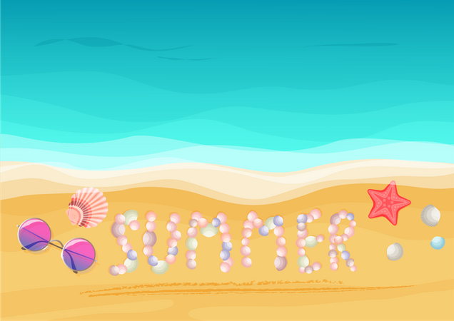 Beach  Illustration